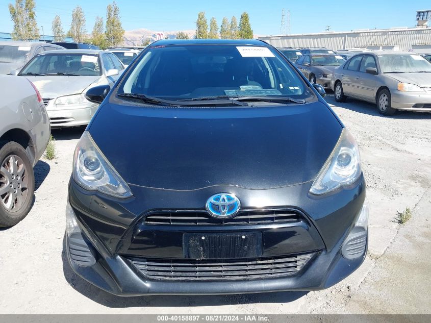 2016 Toyota Prius C Two VIN: JTDKDTB32G1120540 Lot: 40158897