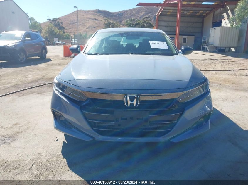 2022 Honda Accord Sport VIN: 1HGCV1F38NA080494 Lot: 40158912