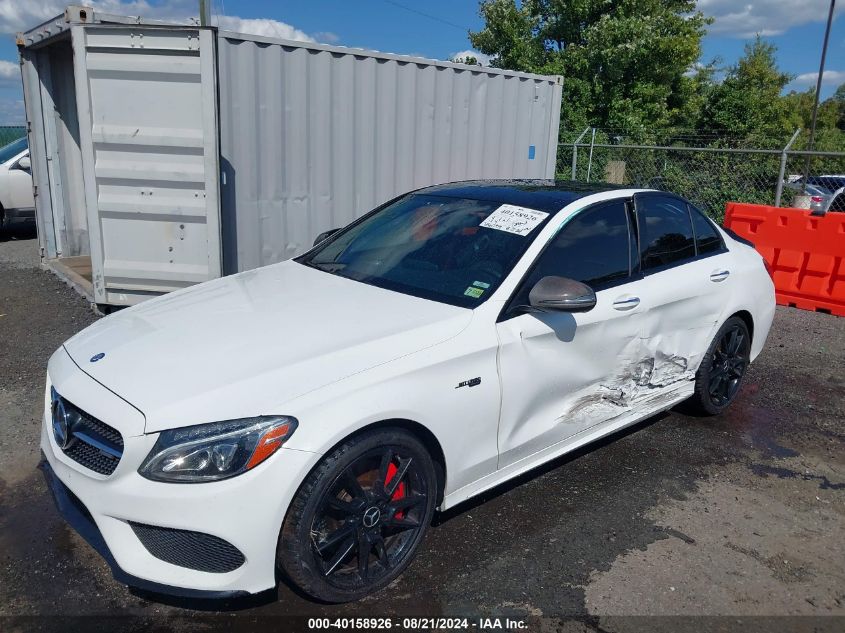 55SWF6EB4HU180410 2017 MERCEDES-BENZ C CLASS - Image 2