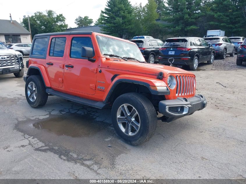 2018 Jeep Wrangler Unlimited Sahara 4X4 VIN: 1C4HJXEG3JW219757 Lot: 40158930