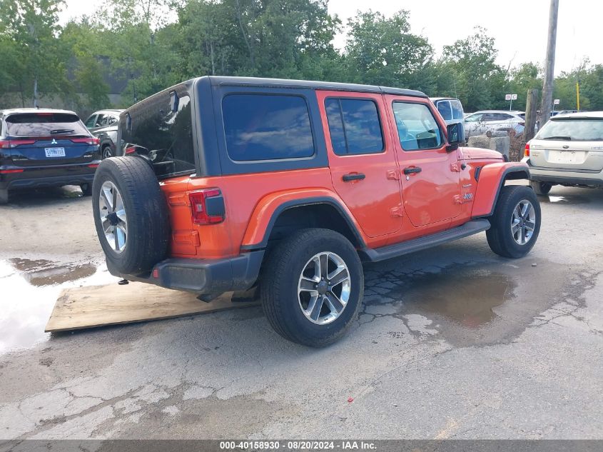 2018 Jeep Wrangler Unlimited Sahara 4X4 VIN: 1C4HJXEG3JW219757 Lot: 40158930