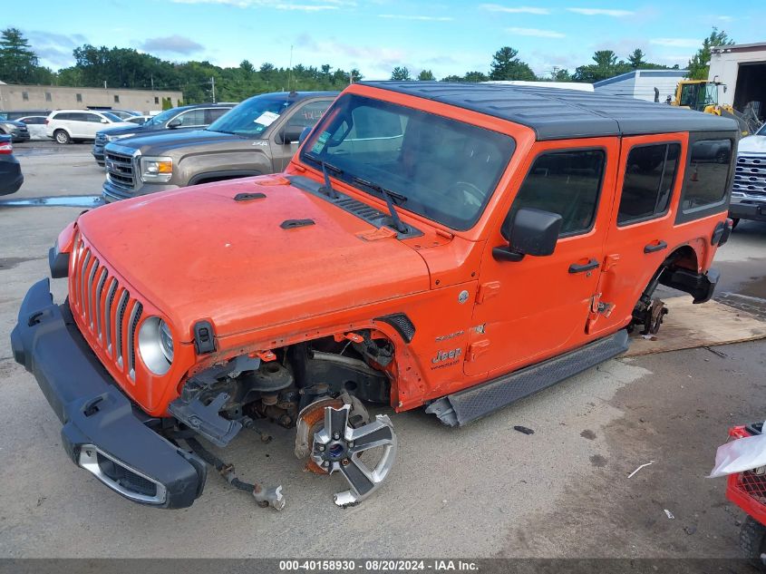 2018 Jeep Wrangler Unlimited Sahara 4X4 VIN: 1C4HJXEG3JW219757 Lot: 40158930