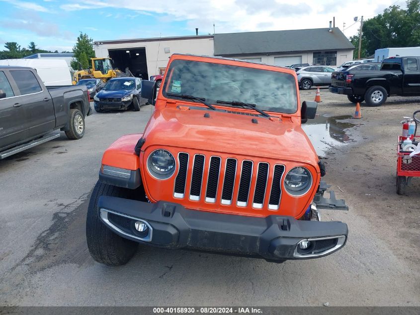 2018 Jeep Wrangler Unlimited Sahara 4X4 VIN: 1C4HJXEG3JW219757 Lot: 40158930