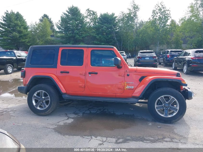 2018 Jeep Wrangler Unlimited Sahara 4X4 VIN: 1C4HJXEG3JW219757 Lot: 40158930