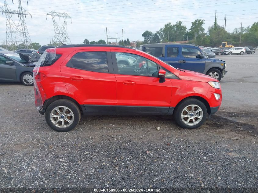 2019 Ford Ecosport Se VIN: MAJ6S3GL1KC287054 Lot: 40158956