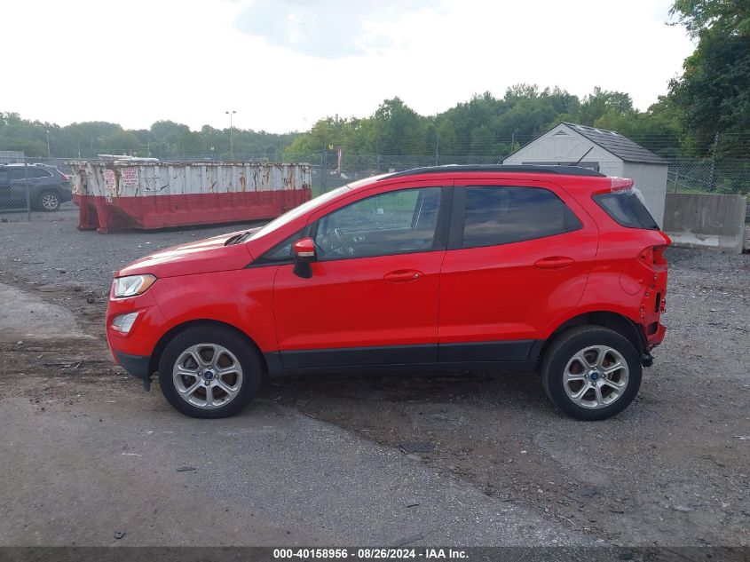 2019 FORD ECOSPORT SE - MAJ6S3GL1KC287054