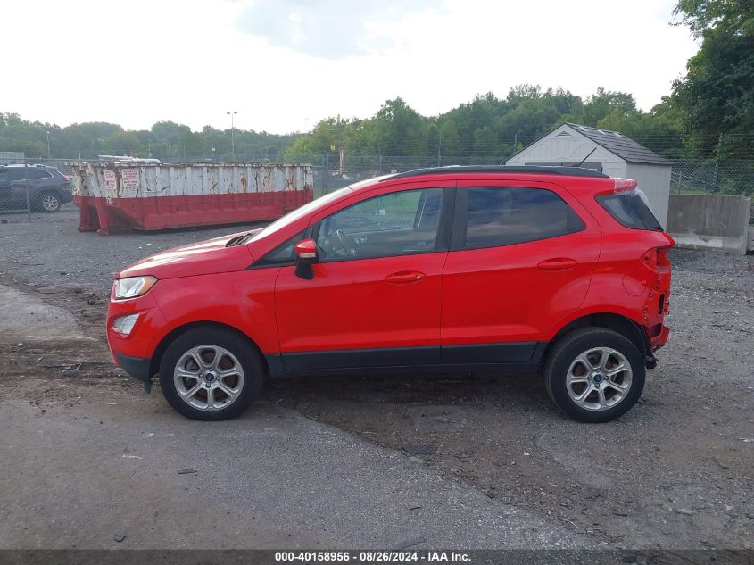 2019 Ford Ecosport Se VIN: MAJ6S3GL1KC287054 Lot: 40158956