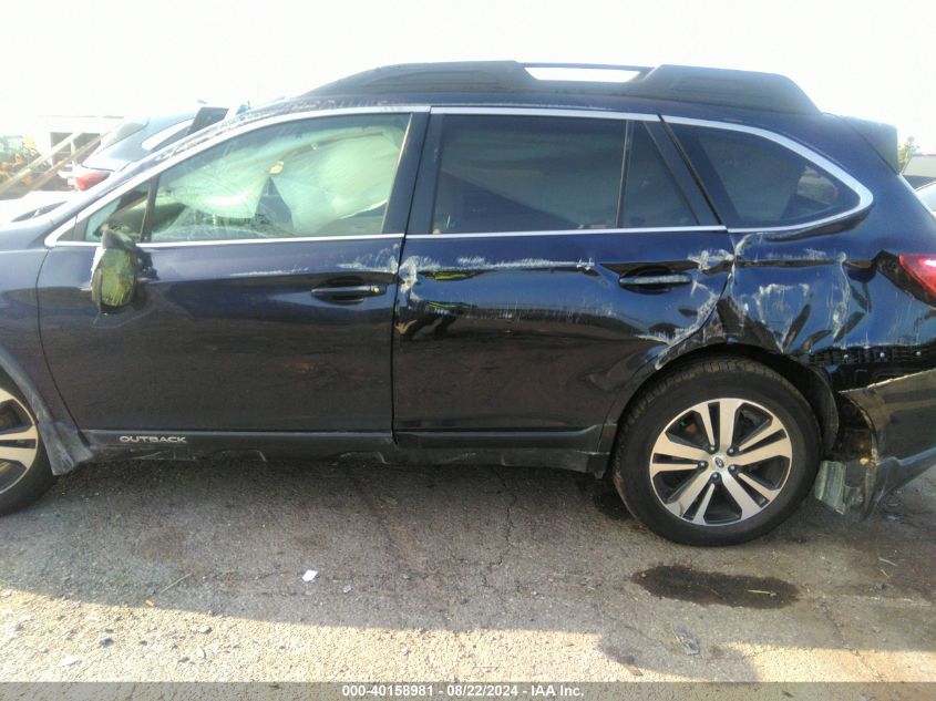 2018 Subaru Outback 2.5I Limited VIN: 4S4BSANC4J3208017 Lot: 40158981