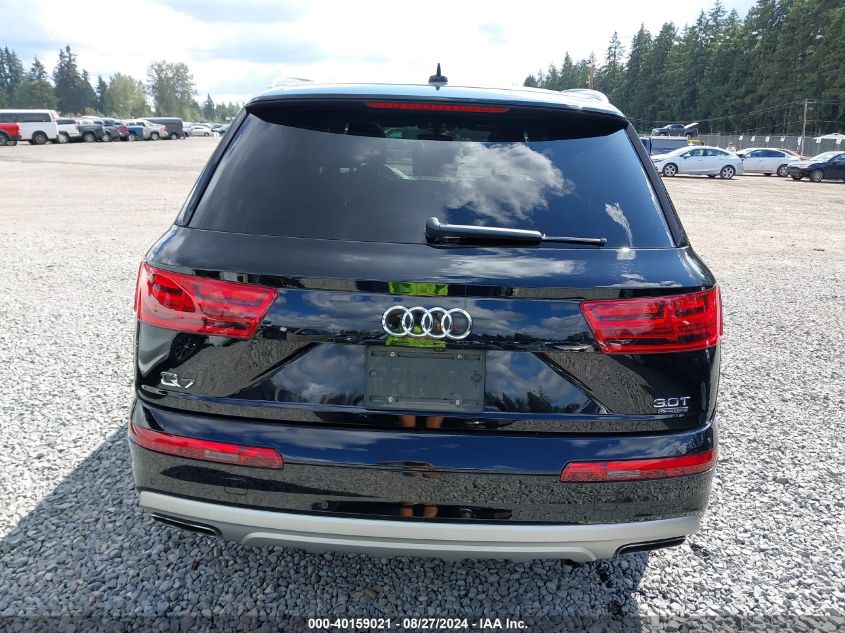 2017 Audi Q7 3.0T Premium VIN: WA1VAAF78HD012151 Lot: 40159021