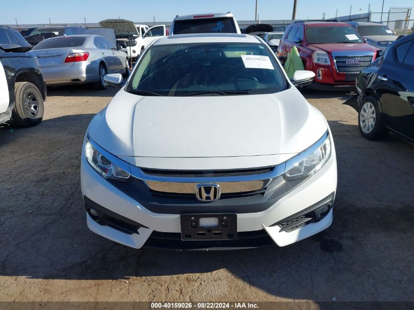 2018 Honda Civic Ex-T VIN: 2HGFC1E31JH646236 Lot: 40159026