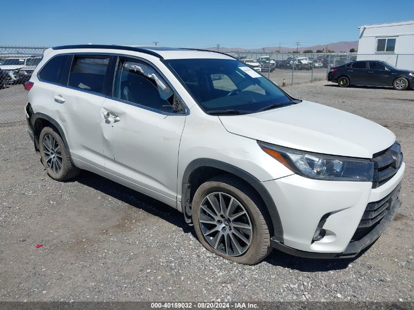 2017 Toyota Highlander Se VIN: 5TDJZRFH4HS517239 Lot: 40159032