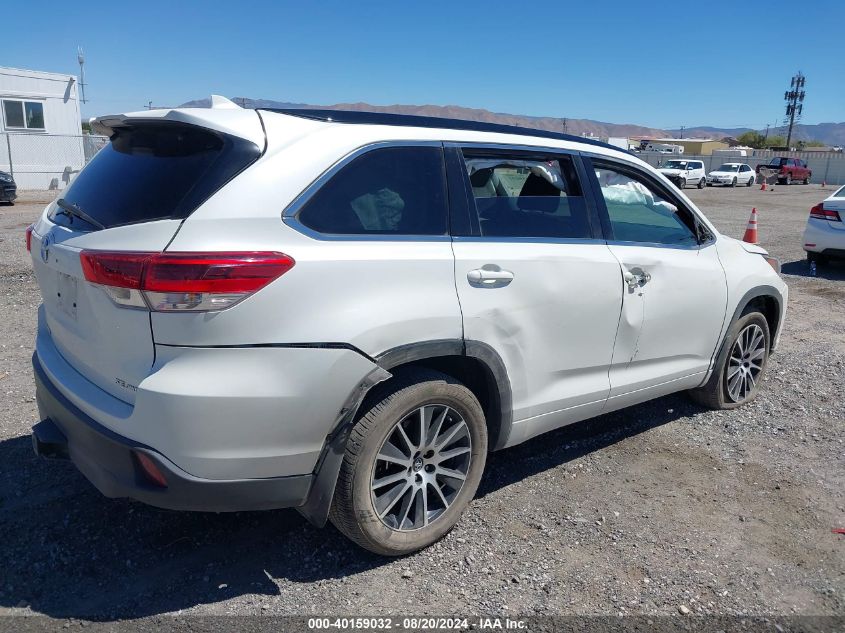 2017 Toyota Highlander Se VIN: 5TDJZRFH4HS517239 Lot: 40159032