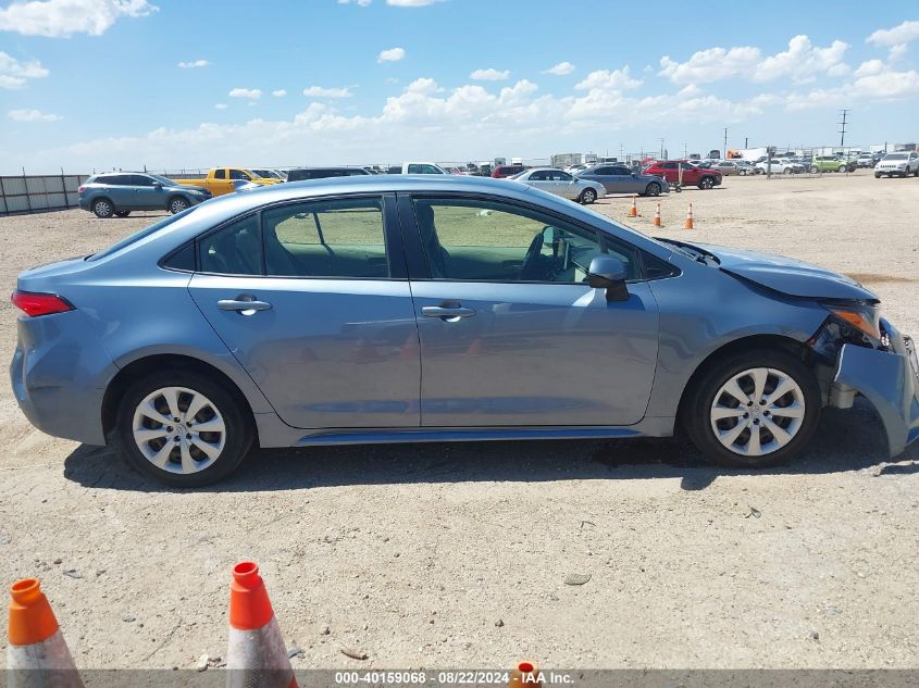 2021 Toyota Corolla Le VIN: JTDEPMAE4MJ145867 Lot: 40159068