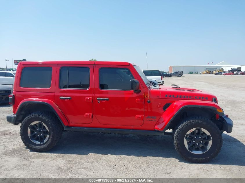 2019 Jeep Wrangler Unlimited Rubicon VIN: 1C4HJXFGXKW581309 Lot: 40159069