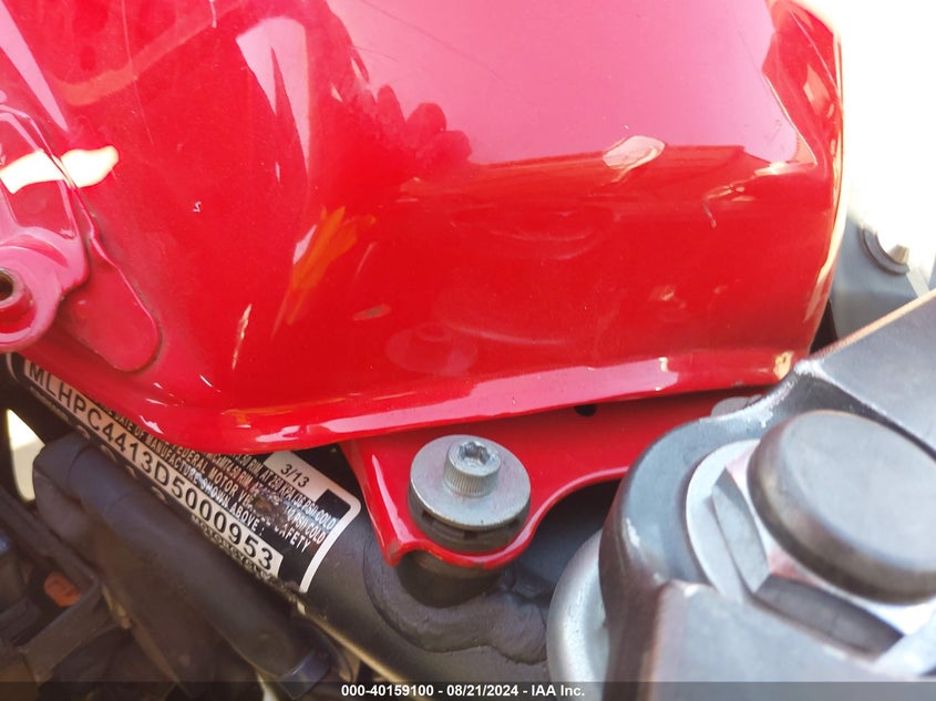 2013 HONDA CBR500 R - MLHPC4413D5000953