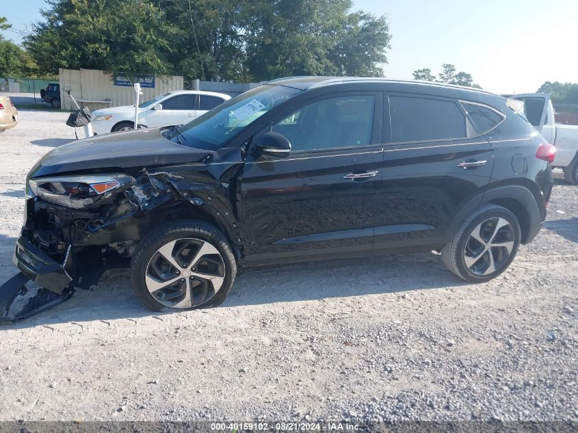 2018 Hyundai Tucson Limited/Sport And Eco/Se VIN: KM8J33A20JU682168 Lot: 40159102