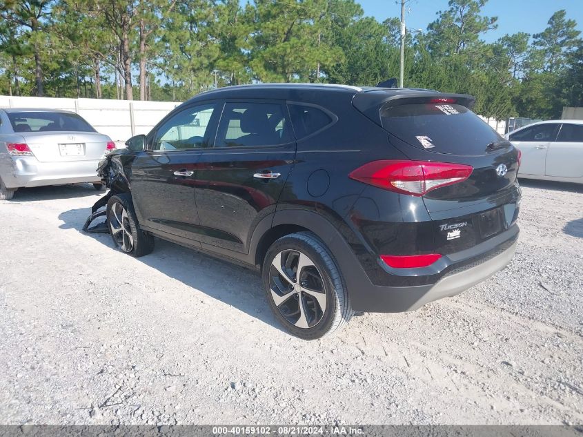 2018 Hyundai Tucson Limited/Sport And Eco/Se VIN: KM8J33A20JU682168 Lot: 40159102