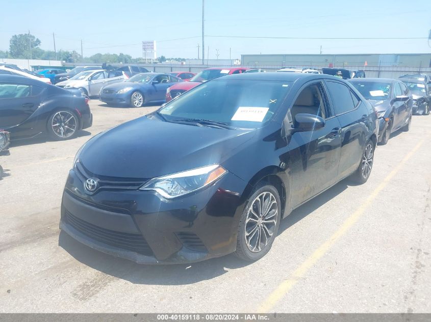 2015 Toyota Corolla Le VIN: 5YFBURHE3FP242393 Lot: 40159118