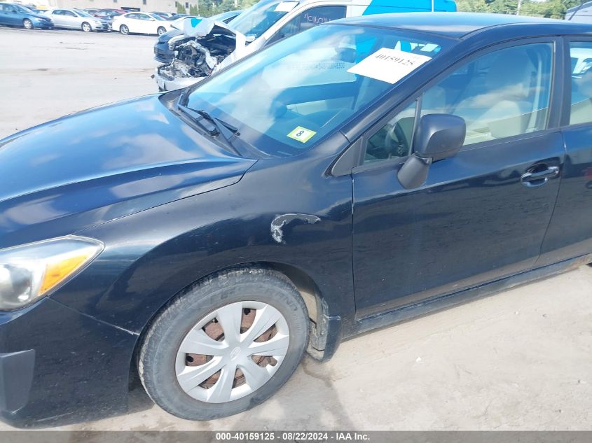 2012 Subaru Impreza 2.0I VIN: JF1GPAA61CH211478 Lot: 40159125