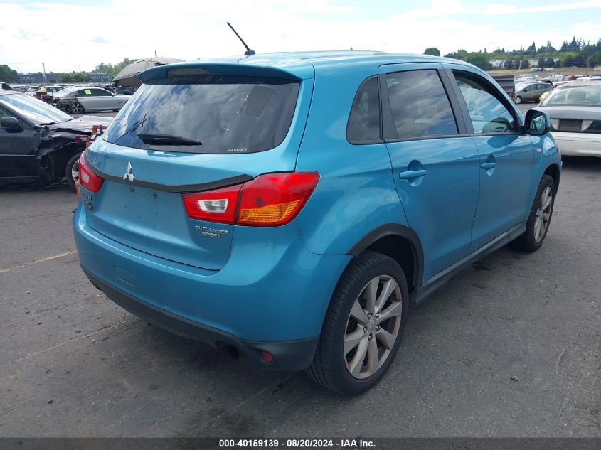 2013 Mitsubishi Outlander Sport Es VIN: 4A4AR3AU2DE006428 Lot: 40159139