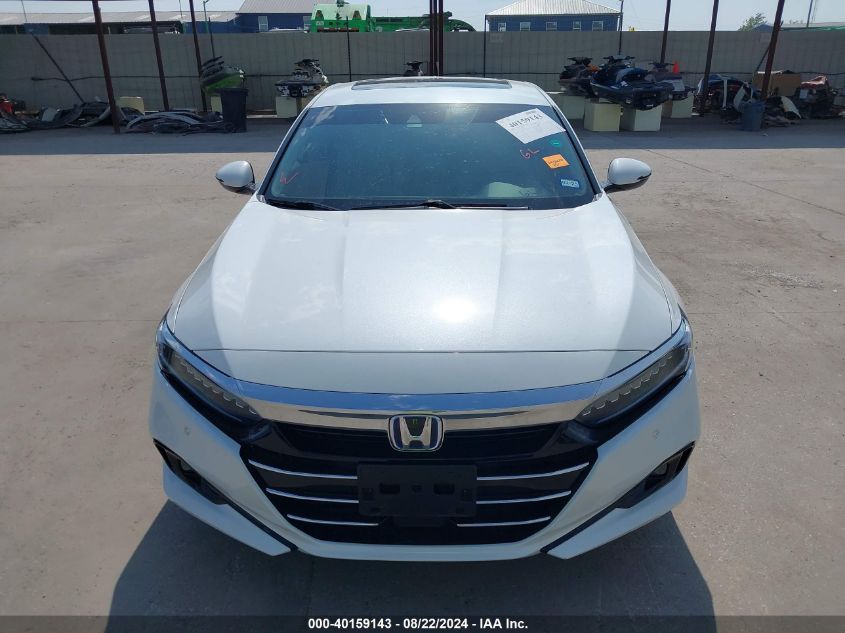 2021 Honda Accord Hybrid Ex-L VIN: 1HGCV3F54MA010339 Lot: 40159143