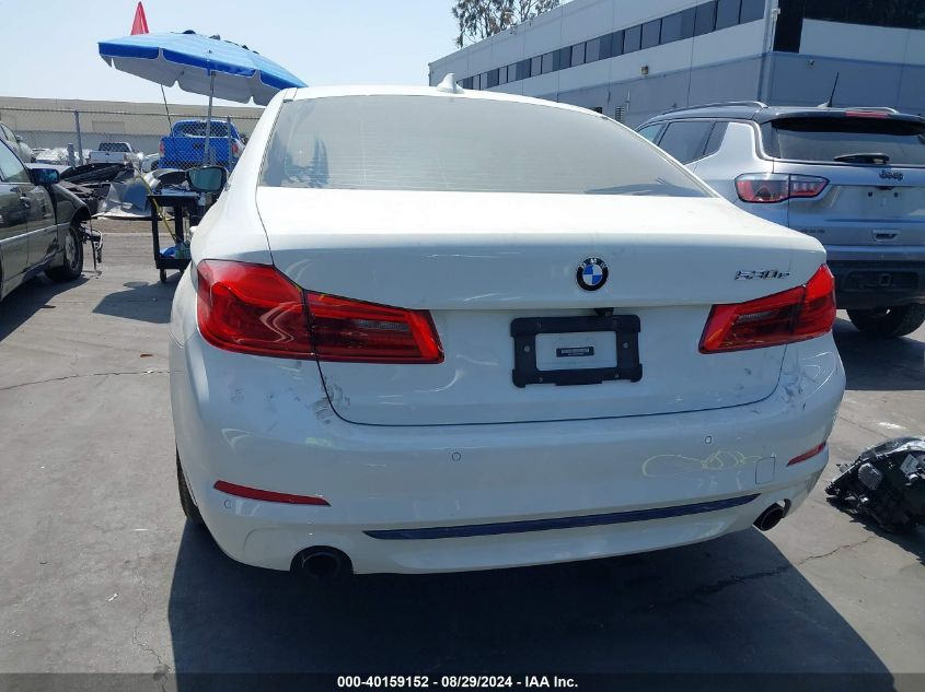 2018 BMW 530E Iperformance VIN: WBAJA9C58JB252093 Lot: 40159152