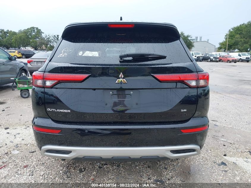 2022 Mitsubishi Outlander Black Edition 2Wd/Se 2.5 2Wd/Se Launch Edition 2Wd VIN: JA4J3UA88NZ062606 Lot: 40159154