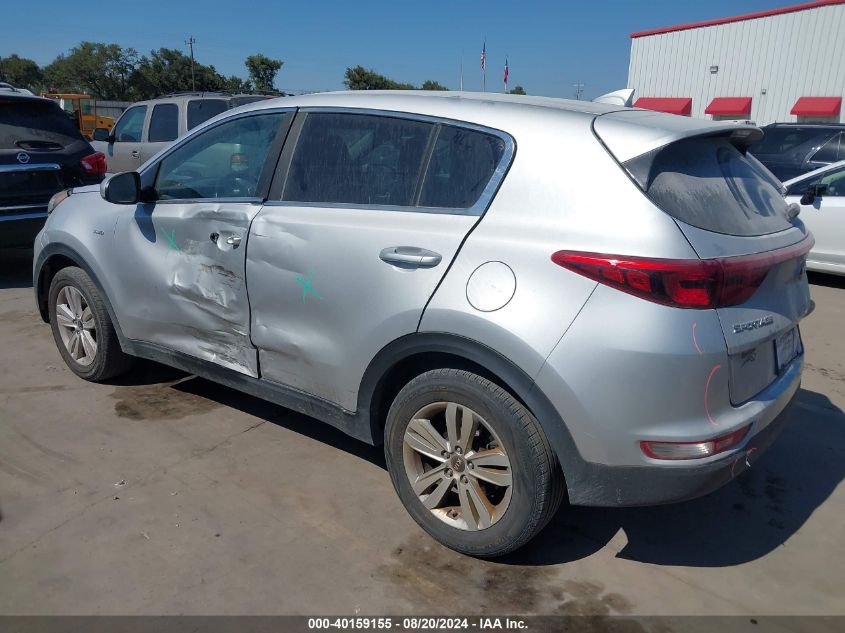 2018 Kia Sportage Lx VIN: KNDPMCAC9J7303834 Lot: 40159155