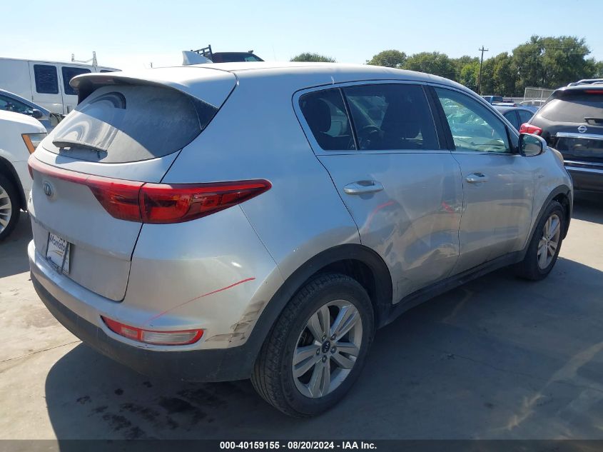 2018 Kia Sportage Lx VIN: KNDPMCAC9J7303834 Lot: 40159155