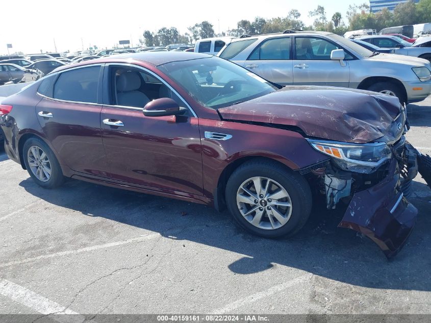 2016 Kia Optima Lx VIN: 5XXGT4L31GG015294 Lot: 40159161