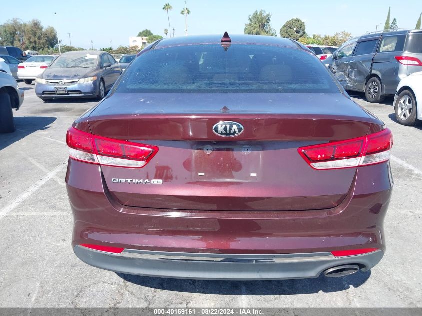 2016 Kia Optima Lx VIN: 5XXGT4L31GG015294 Lot: 40159161