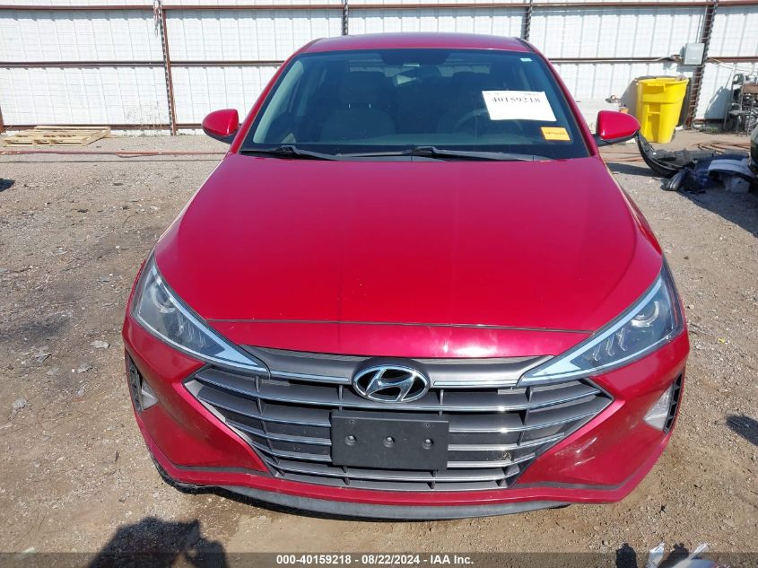 2019 Hyundai Elantra Se VIN: KMHD74LF8KU777781 Lot: 40159218