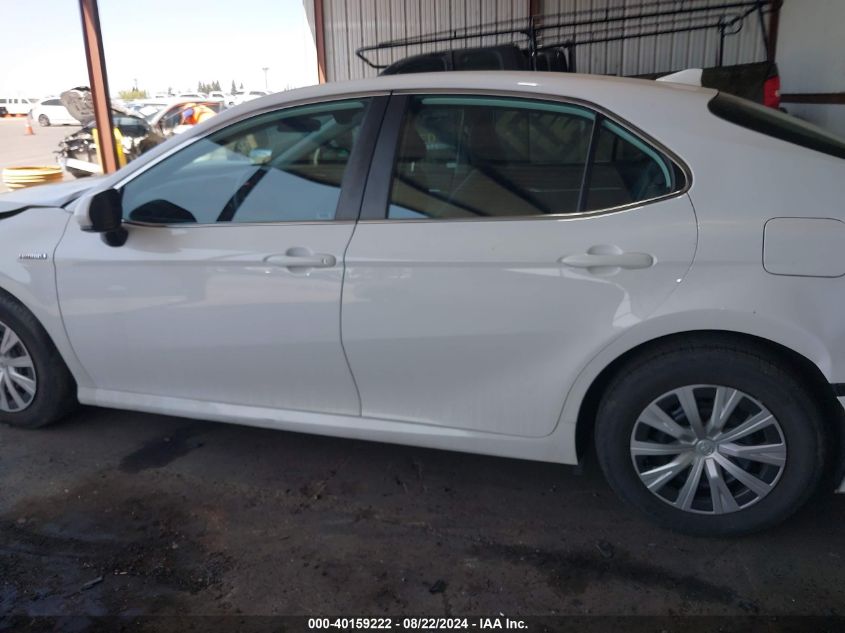 2019 Toyota Camry Hybrid Le VIN: 4T1B31HK4KU513593 Lot: 40159222