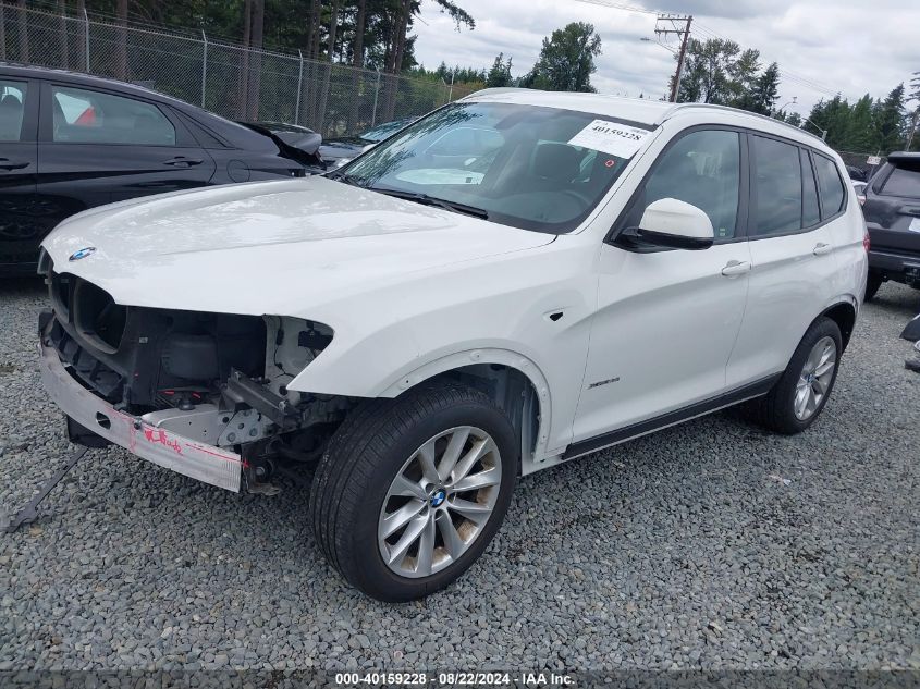 2016 BMW X3 XDRIVE28I - 5UXWX9C58G0D70058