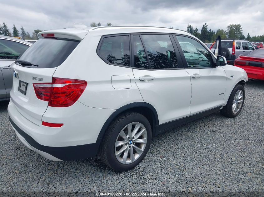 2016 BMW X3 XDRIVE28I - 5UXWX9C58G0D70058