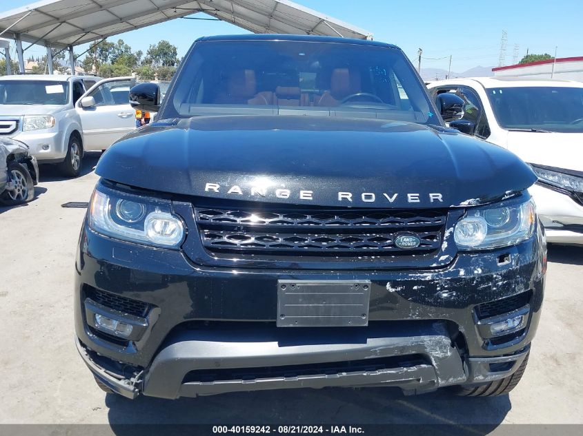 2016 Land Rover Range Rover Sport 5.0L V8 Supercharged/5.0L V8 Supercharged Dynamic VIN: SALWR2EF6GA107978 Lot: 40159242