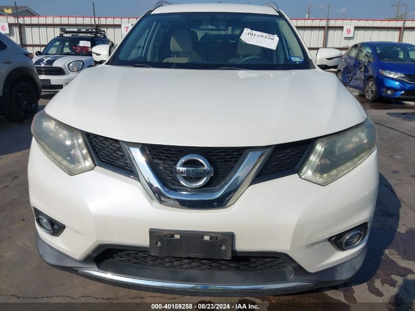 2016 Nissan Rogue Sv VIN: KNMAT2MTXGP639967 Lot: 40159258