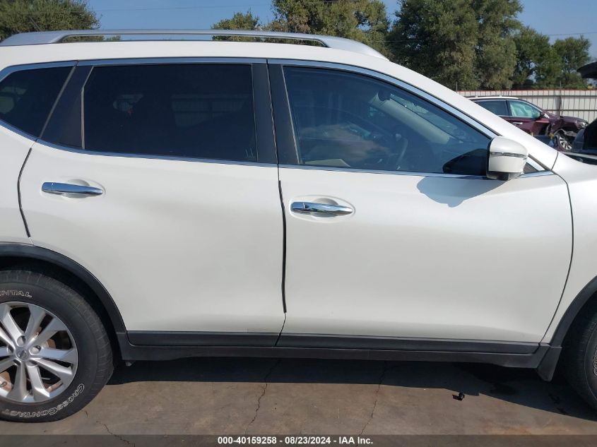 2016 Nissan Rogue Sv VIN: KNMAT2MTXGP639967 Lot: 40159258