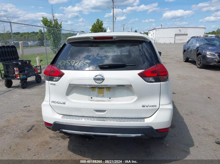 2017 Nissan Rogue Sv VIN: JN8AT2MV7HW017968 Lot: 40159265