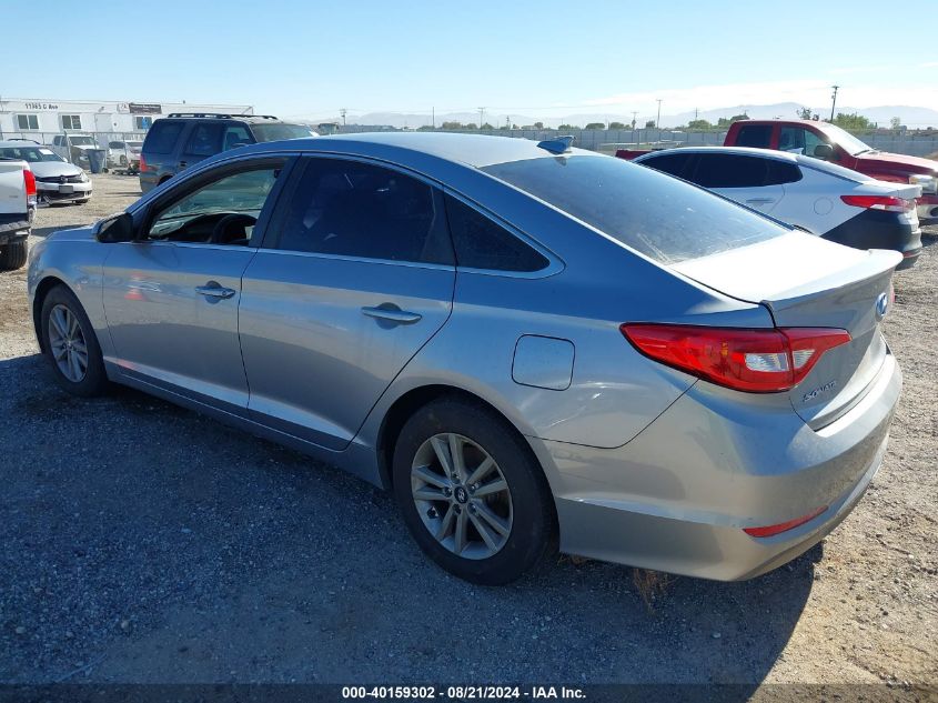 2015 Hyundai Sonata Se VIN: 5NPE24AF1FH120721 Lot: 40159302