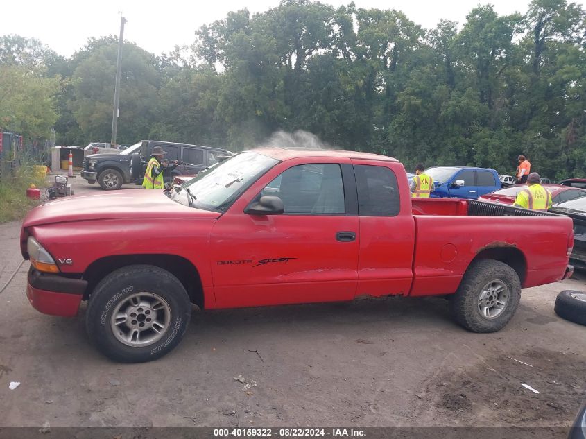 1998 Dodge Dakota Slt/Sport VIN: 1B7GL22X1WS665983 Lot: 40159322