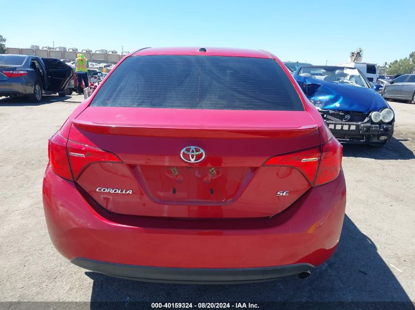 2017 Toyota Corolla Se VIN: 2T1BURHEXHC757426 Lot: 40159324