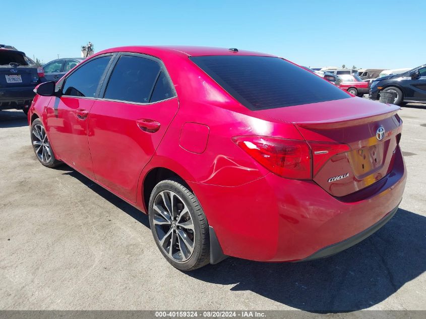 2017 Toyota Corolla Se VIN: 2T1BURHEXHC757426 Lot: 40159324