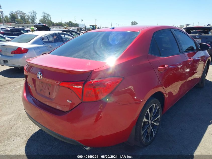 2017 Toyota Corolla Se VIN: 2T1BURHEXHC757426 Lot: 40159324