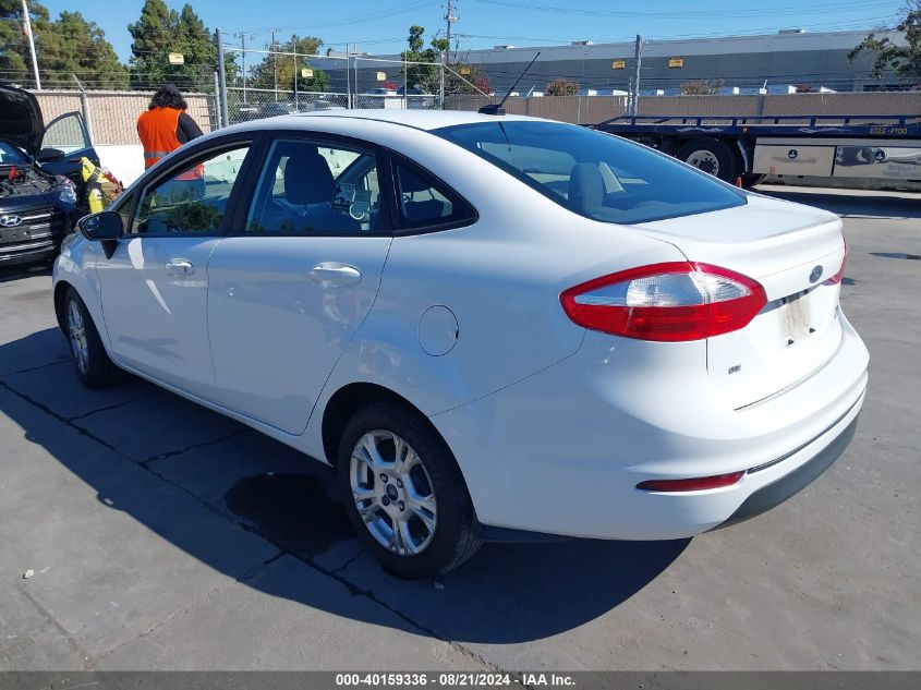 2016 Ford Fiesta Se VIN: 3FADP4BJXGM112344 Lot: 40159336