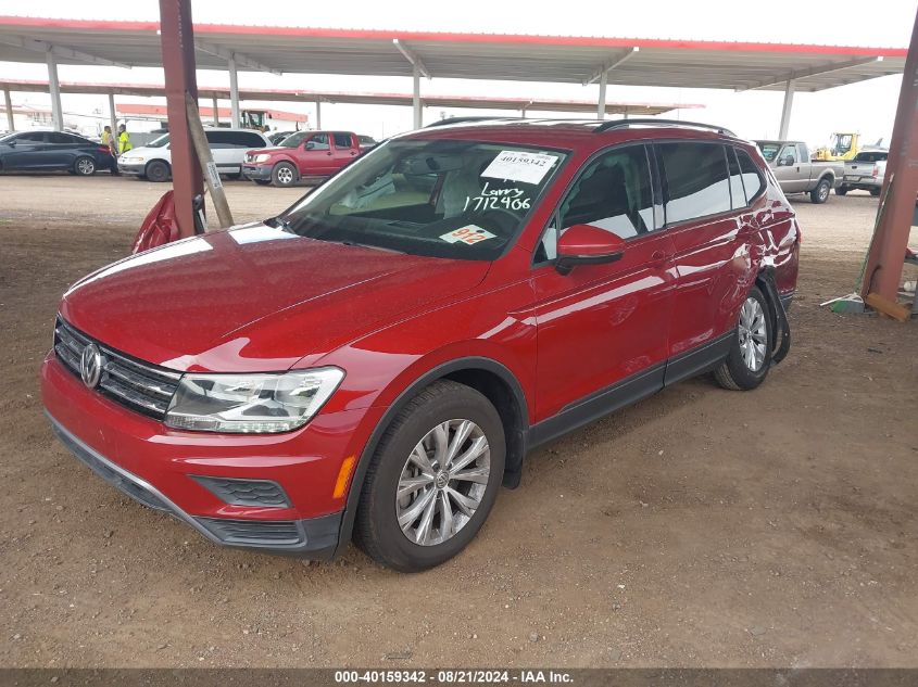 2019 VOLKSWAGEN TIGUAN 2.0T S - 3VV1B7AX2KM070863