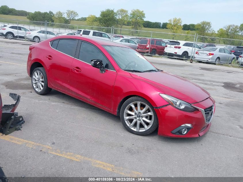 2014 MAZDA MAZDA3 S GRAND TOURING - JM1BM1W38E1175411