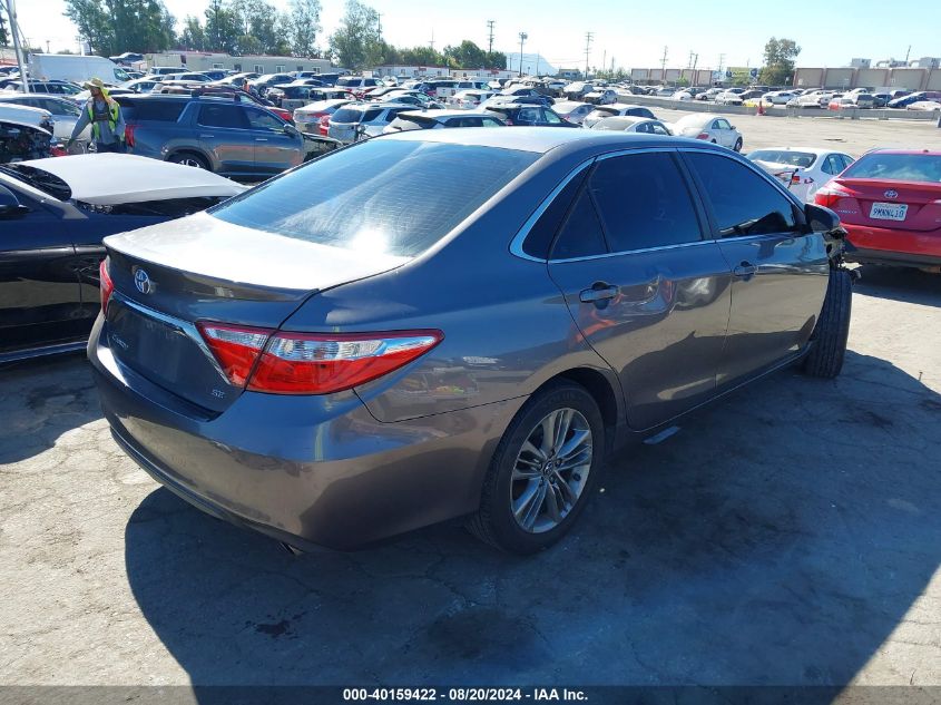 2016 Toyota Camry Se VIN: 4T1BF1FK3GU237960 Lot: 40159422