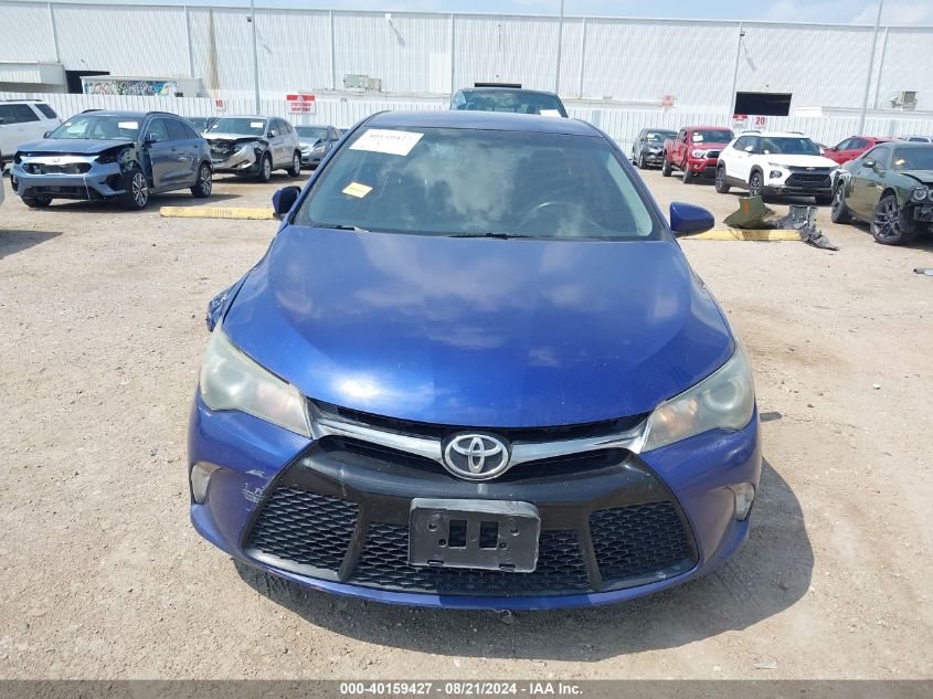 2015 Toyota Camry Se VIN: 4T1BF1FK3FU926346 Lot: 40159427