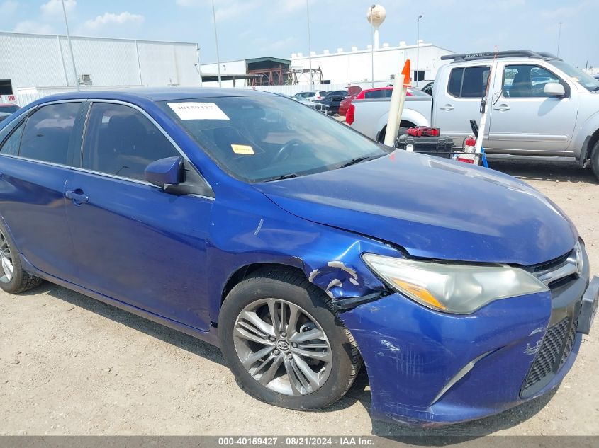 2015 Toyota Camry Se VIN: 4T1BF1FK3FU926346 Lot: 40159427